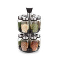 Spice Rack with 12 Jars Countertop Spice Tower Rou 2 Tier Spice Rack