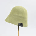 Thin Breathable Ice Silk Hemp Woman Bucket Hat Spring Summer New Sun protection Sunscreen Knit Fisherman Hat