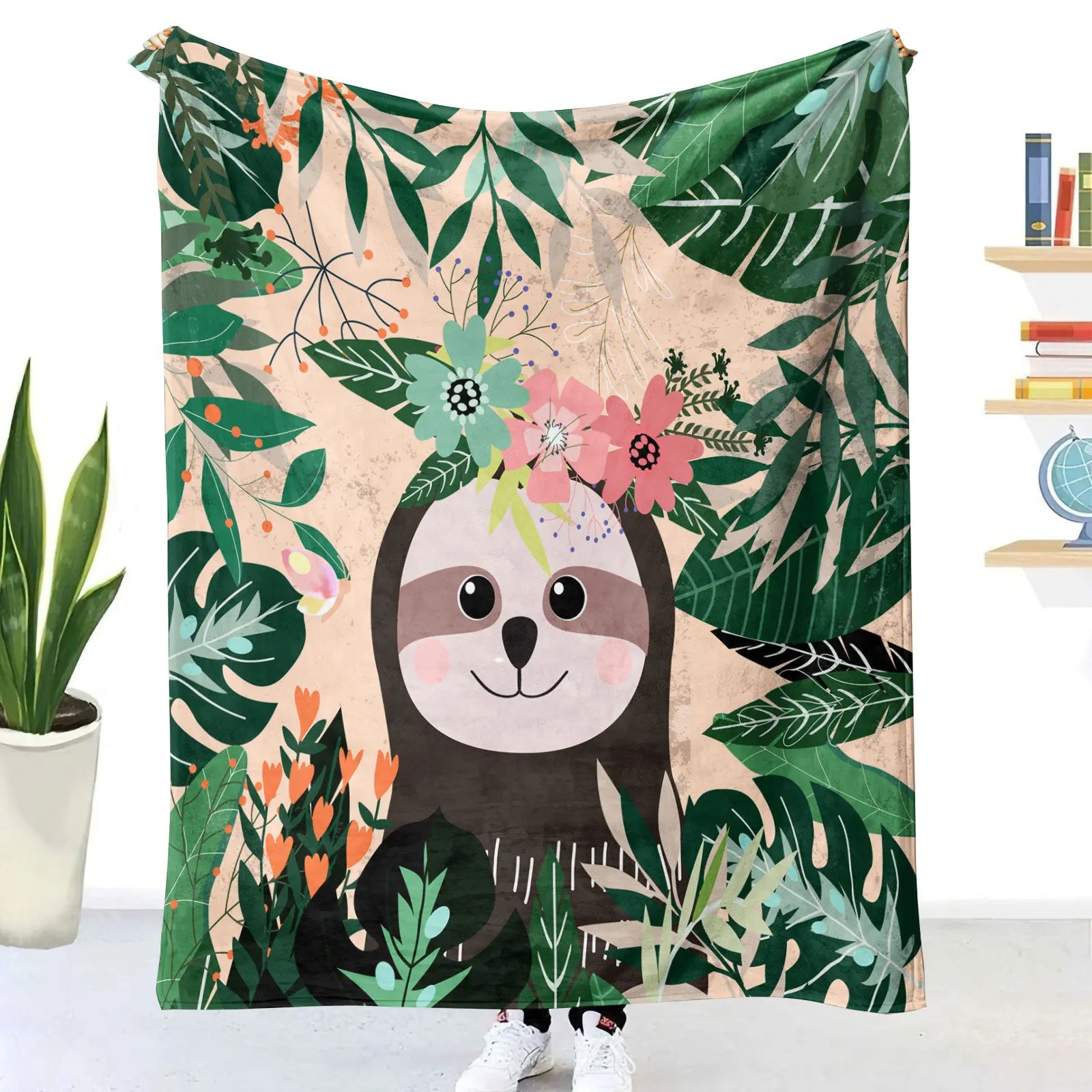 Personalized Design Custom Design Size Fabric Soft Sublimation Fleece Travel Throw Blanket Printed Custom Blanket