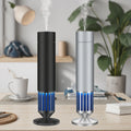 150ML Ultrasonic Aromatherapy Diffuser BT Controlled Metal Scent Speaker for Home Bedroom Use Waterless Design OEM ODM