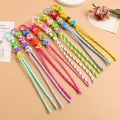 Color Number Key Chain DIY Keychain Bag Hanging Jewelry Nylon Woven Keyring Colorful Nylon Braided Rope Keychain