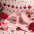 Hebei Huiya Hexagon Paper Gift Box Surprise Flower Box for Christmas & Wedding