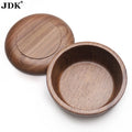 JDK Hot 1pc Walunt Wood Shaving Brush Bowl Soap Foaming  Cup Brush Cup