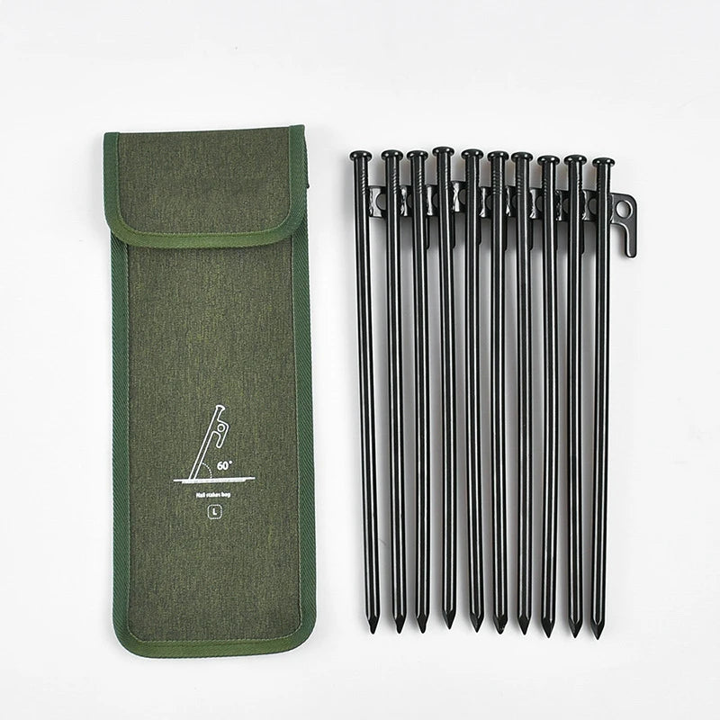 Portable Multi-functional Polyester Tent Nails & Stake Storage Bag for Outdoor Camping
