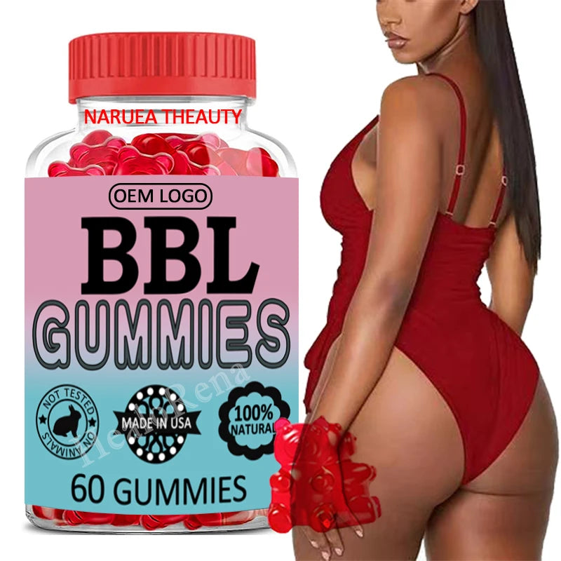 Custom Logo Bbl Gummies Hip Enlargement Gummies Butt Enhancement Gummies