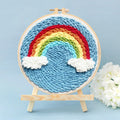 Poke Embroidery Hand-embroidered Wool Diy Material Bag Embroidery Wool Painting Children's Cross-stitch Rubbing Music