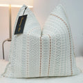 18" 20" 22" 24" Size Luxury Hotel Cushion Covers Jacquard Double Side Home Car Sofa Pillow case Brand Labels