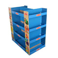 Supermarket Cardboard Shelf Pallet Display Rack Garment Display Modern Foldable Design Eco Brand 100kg Capacity Indoor Outdoor