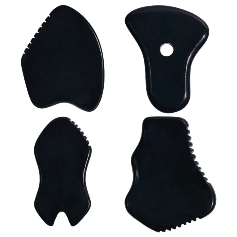 HZ High-quality Bian Stone Scraping Board Gua Sha Stone Gua Sha Anti-aging 100% Natural Jade Gua Sha Board for FaceNeckBody