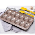 12 Cavity Non-Stick Carbon Steel Madeleine Cake Mold Shell Mold