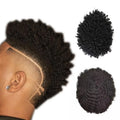 Brazilian Human Hair Toupee Afro Hair Toupee Men Human Wigs Afro Kinky Curly Toupee for Black Men in Stock
