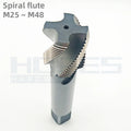 HSS6542 Helical Spiral Flute Thread Taps M25 M26 M27 M28 M30 M32 M33 M36 M39 M42 M45 M48 DIN ISO Screw Tools