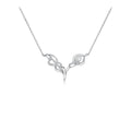2024 Best Selling Fine Jewelry 925 Sterling Silver Flower Shape Necklace for Women