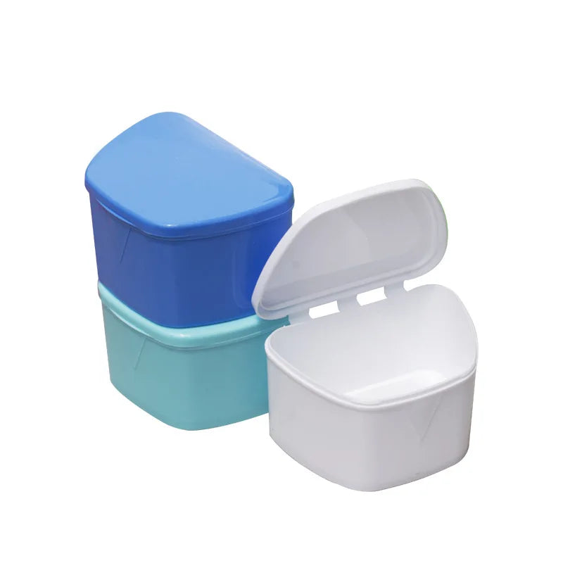 Manual Trapezoidal Teeth Box Holder Dental Office Storage Color Denture Bracket Oral Therapy Equipments & Accessories