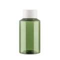 Wholesale PET 8oz Round Amber Bottle Plastic Cosmetic Bottle with Double Screw Cap 150ml Pet Plastic Bottles