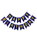 Happy Birthday Party Decorations Fishtail Pull Flags Banner Background Paper Supplies