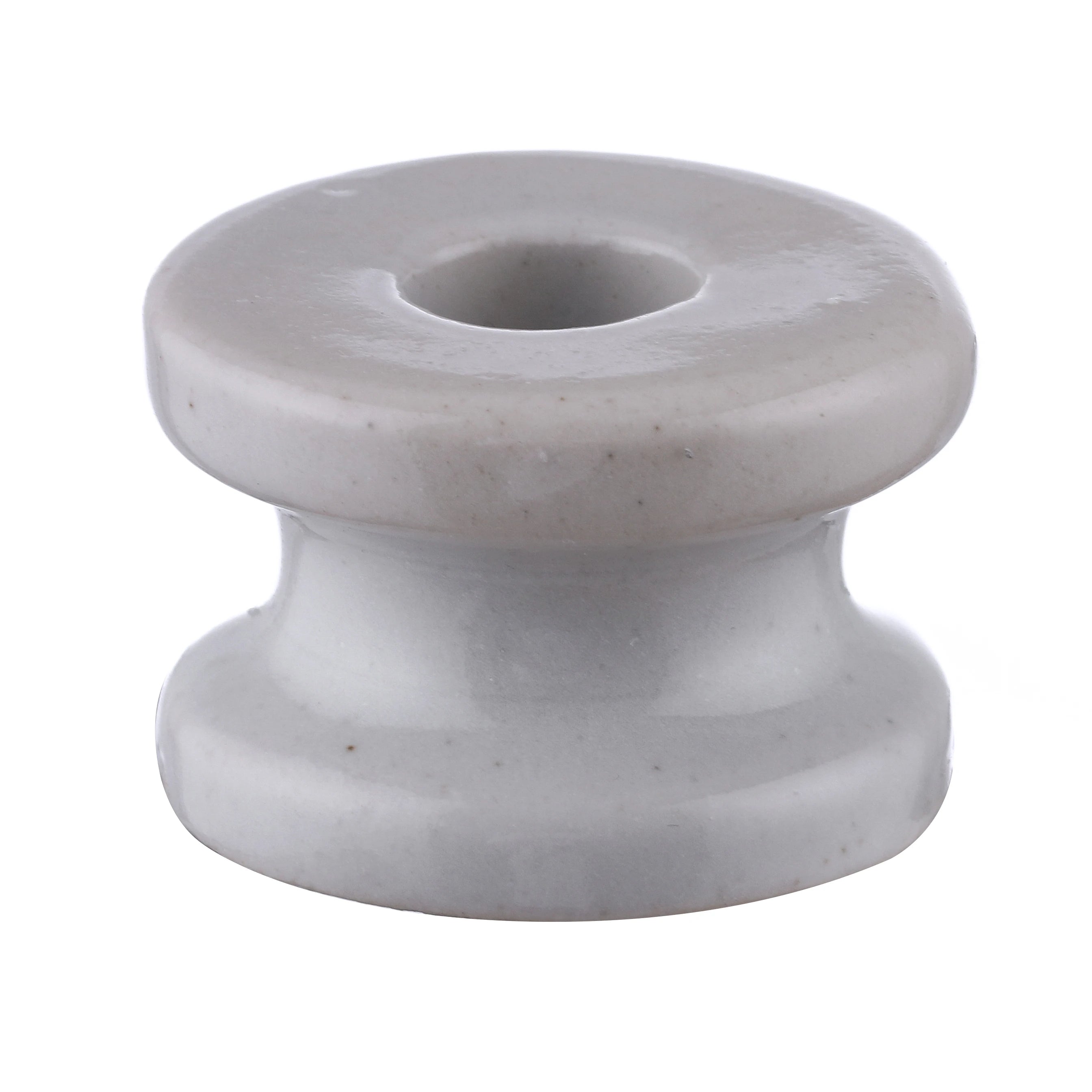 White Porcelain Ceramic Insulators Porcelain Bobbin Insulator Porcelain Insulator