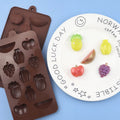 Saffron Silicone Fruit Mold China Factory Gummy Candy and Chocolate Mold Baking Mold in Fruits Shape Fruit Loops