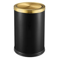 Stainless Steel 9L Standing Garbage Can with Swing Lid for Home Office Living Room Bedroom Garbage Recycling Eco-Friendly