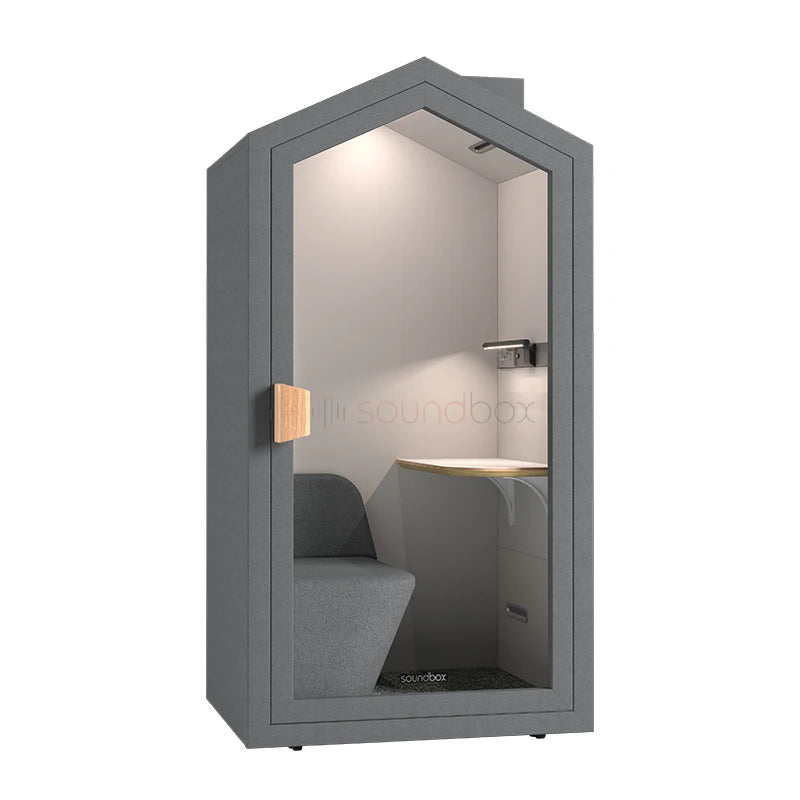 Home Office Eco-friendly Pod Private Space Noise Reduction House Pod Reading Eye-protection Lamp Sound Booths