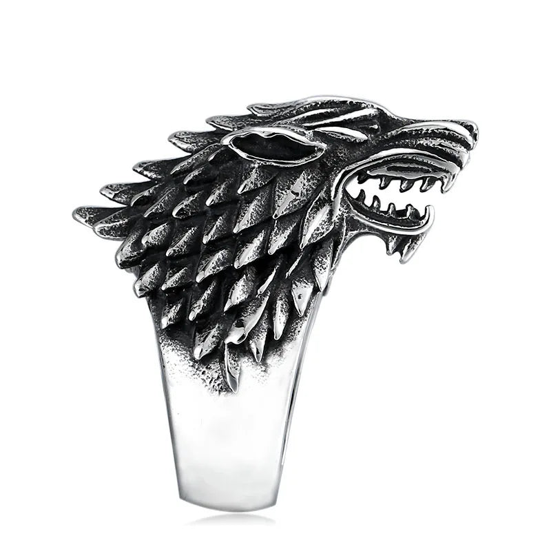 SS8-351R Steel Soldier Stainless Steel Punk Drago Ring Fashion Jewelry Gift