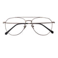 Good Quality Metal Frame Eyewear Material Anti-Blue Light Optical Double Bridge Glasses
