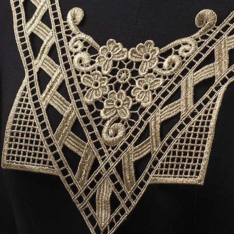 Wholesale Collar Decoration Vintage Luxury Lace Embroidery Dress Neck Collar Sewing Accessories for Clothing Fashion JC06