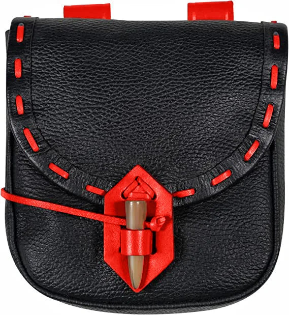 Vintage Medieval Belt Pouch Durable Big Capacity Cosplay Costume Wear Resistant Fanny Pack Costume Accessories Waist Bag