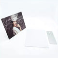 Qualisub Personalized 1mm Thick 6*8inch Aluminum Photo Frame Sublimation Photo Frame Sublimation Photo Frames with Stands