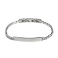 Customized Stainless Steel 3mm Zircon Tennis Bracelet Personalized Carving Inspirational Logo Fashion Chain Link Bracelets for