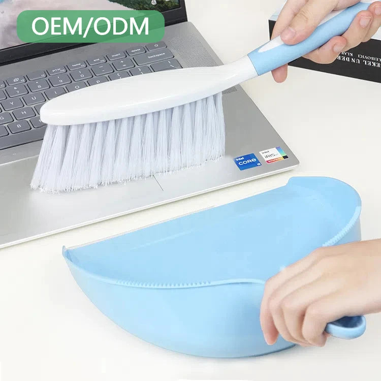 Portable Household Mini Hand Dustpan and Brush Set PET Head Desk Cleaning Keyboard Cleaner Mini Broom