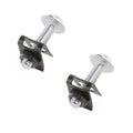 Universal M6 Motorcycle Fairing Bolt and Nut Kit - Durable Aluminum Spire Speed Fastener Clips for Bodywork & Panel Repair