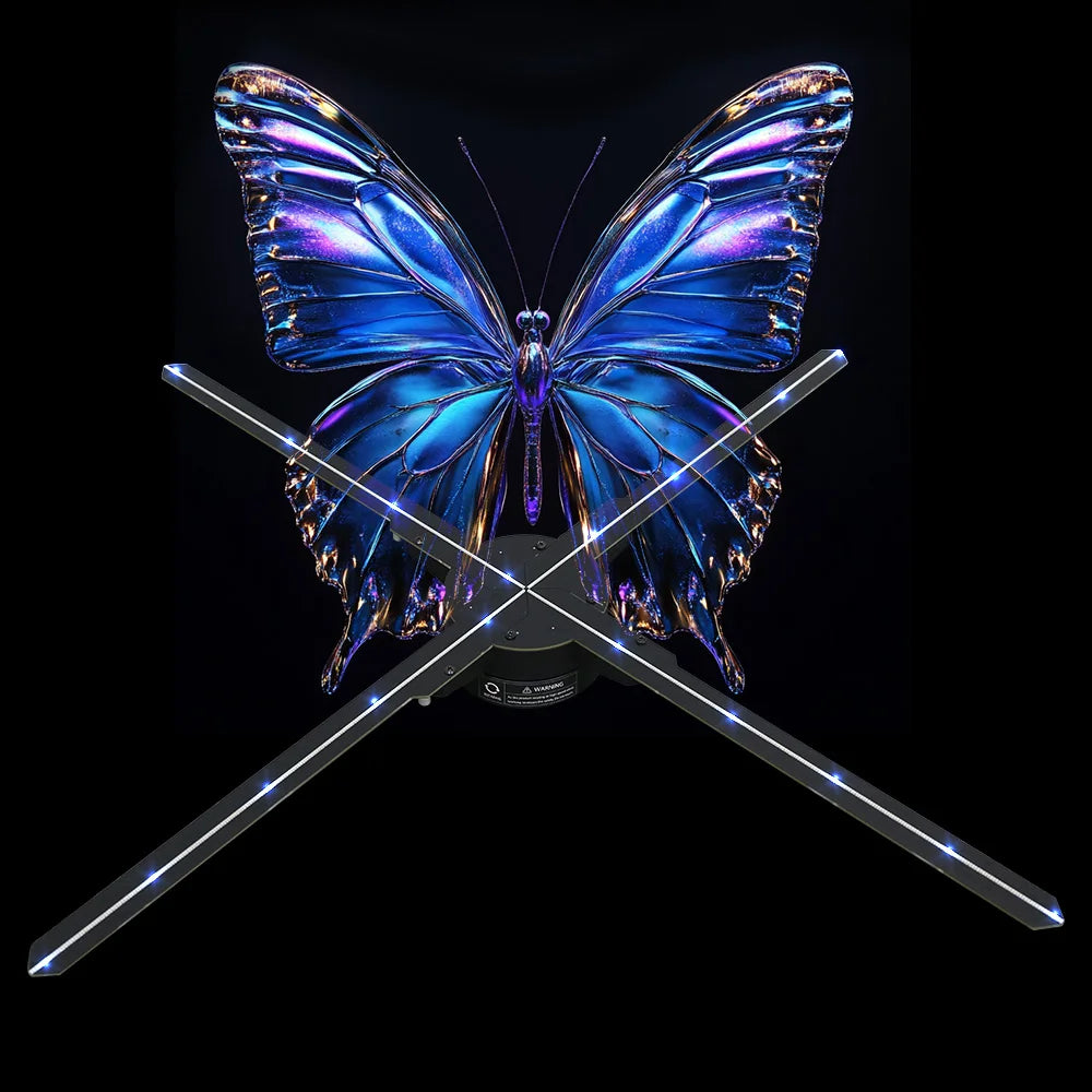Effective 3D Hologram Projector Fan With HD Output for Adventurous Theme Park Promotions