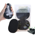 Wholesale 100% Natural  Black Bamboo Charcoal Exfoliating Makeup Remover Puff Konjac Sponge Facial Cleansing Sponge