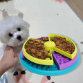 Wholesale Turntable Maze Slow Food Bowl Three Layer Dog Puzzle Slow Feeder Eating Bowl Toy