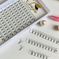 Eyelash Fans Vendor Private Label Heat Bonded Premade Fans 4D 5D 6D 10D 20D Lash Extension Supplies