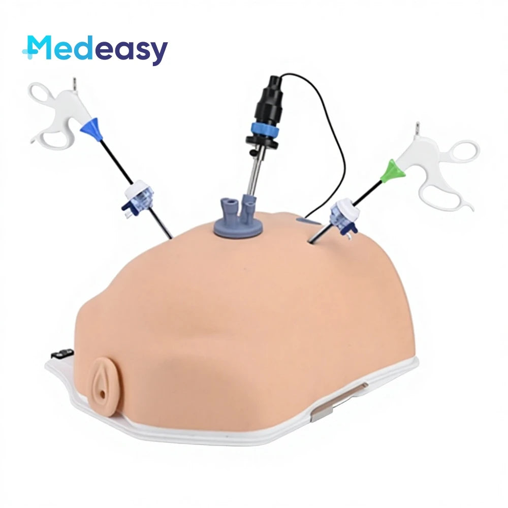 New Simulated Belly Laparoscopic Simulator Box Endotrainer With HD Camera and Gynecological Training Modules