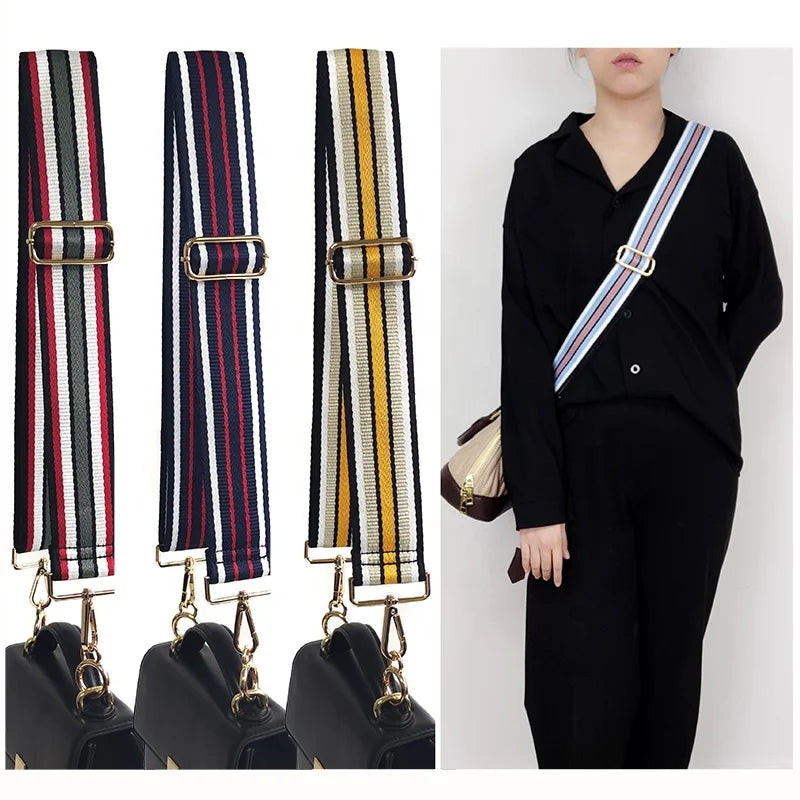 Meetee B-S296 5cm Bag Accessories Parts Ethnic Style Replacement Shoulder Strap Adjustable Messenger Bag Belt