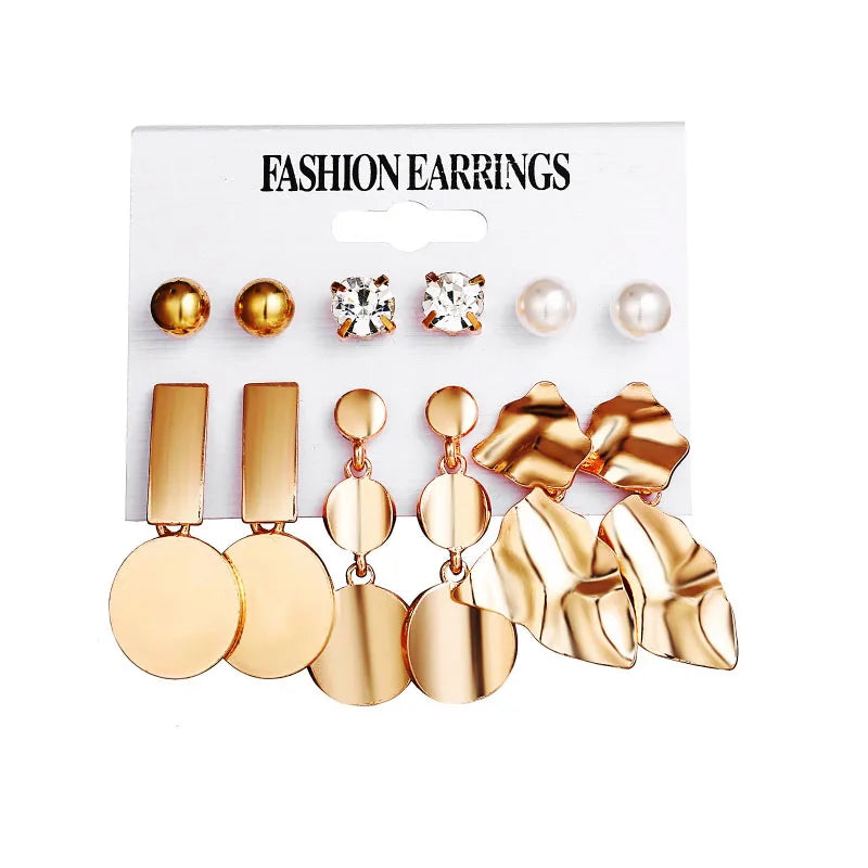 Fashion Gold Earrings Online for Women Wholesale