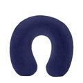 Solid Color Memory Foam Neck Pillow U Shape Pillow Travel Pillow