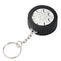 Factory Direct Promotion Small Sublimation Blanks Mini Tape Measure Tire Keychain