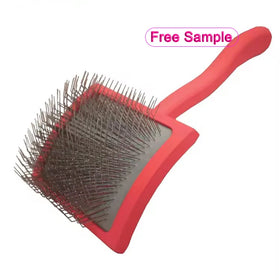 Done-Sure 1pc MOQ Customized Logo Stainless Steel Dematting Removal Remover Slicker Tool Cat Dog Hair Comb Brush Pet Grooming