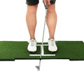 Portable Driving Chipping Training Home Tee Diy Portable Golf MatTri Turf Golf Hitting Mat