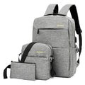 Wholesale Men Casual Computer Waterproof Back to School Stationery Rucksack Bag Customized logo Polyester Laptop Backpack
