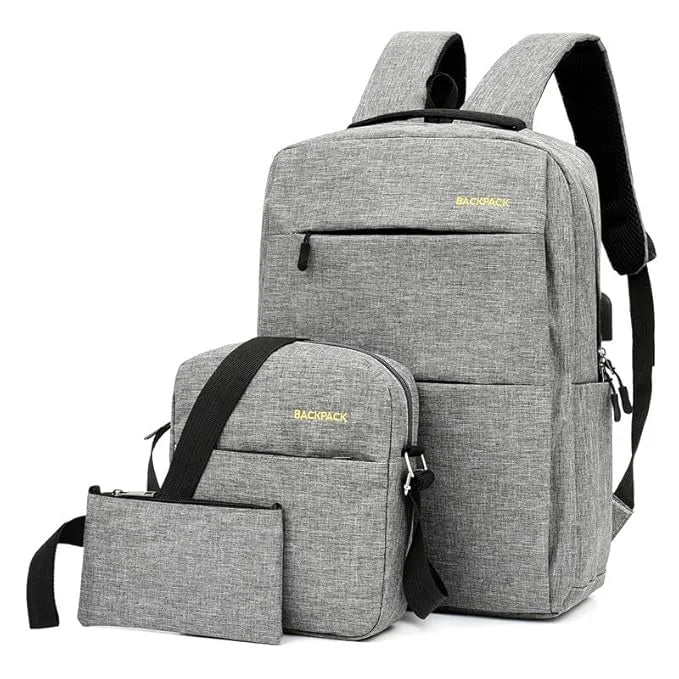 Wholesale Men Casual Computer Waterproof Back to School Stationery Rucksack Bag Customized logo Polyester Laptop Backpack