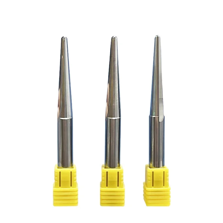 Jinchuan Hot Sale CNC Woodworking Milling Cutter Tungsten Steel Taper Ball Nose End Mills Router Bit OEM ODM Supported 10pcs