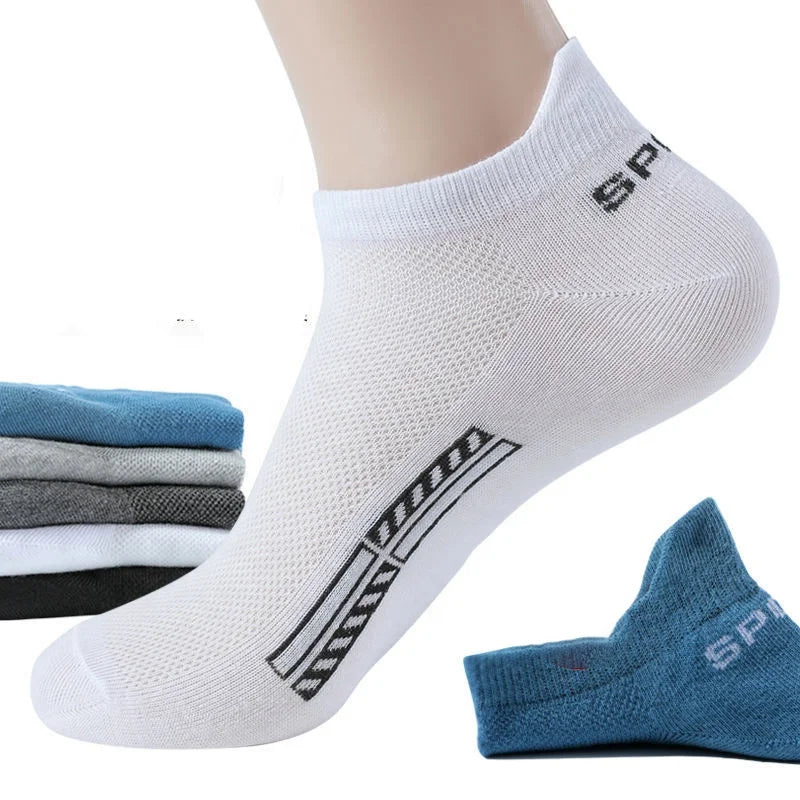 Wholesale Cheap Casual Low Cut Socks Breathable Polyester Short Socks for Men