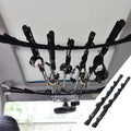 Kongbo Vehicle Fishing Rod Holder 5 Rod Capacity Adjustable Nylon Car Rod Carrier Fishing Pole Rack Belt Strap