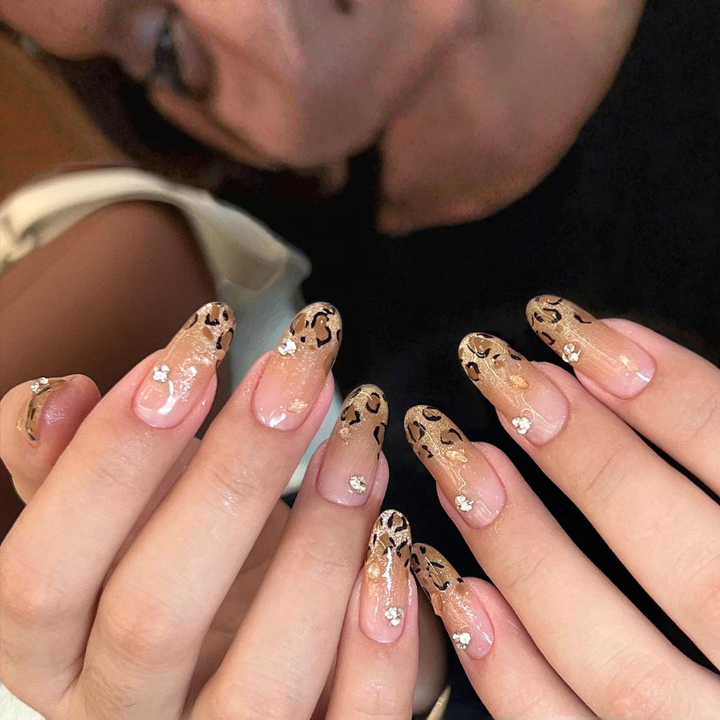 240-Piece Transparent Acrylic Full Cover Half French Long Tips New 12Piece Soft Gel Square False Nail Enhancement Finger
