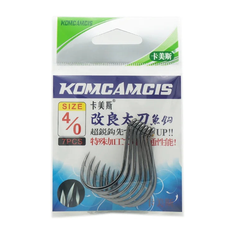 12# 10# Bulk Circle High Carbon Steel Sea Fishing Hook MegaBDM